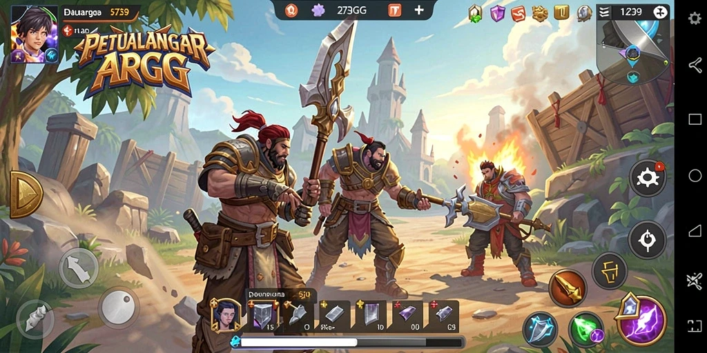 Tampilan gameplay ARPG yang mendebarkan di 2739.