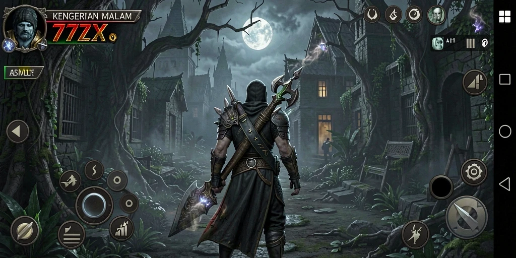 Gameplay menegangkan di dunia kegelapan 777ZX.