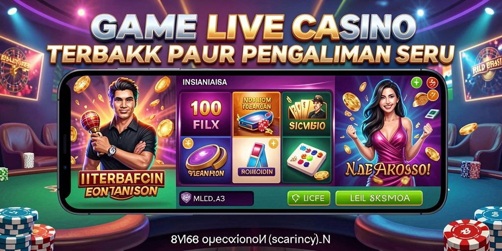 Tampilan gameplay mendebarkan di 8768 dengan dealer langsung