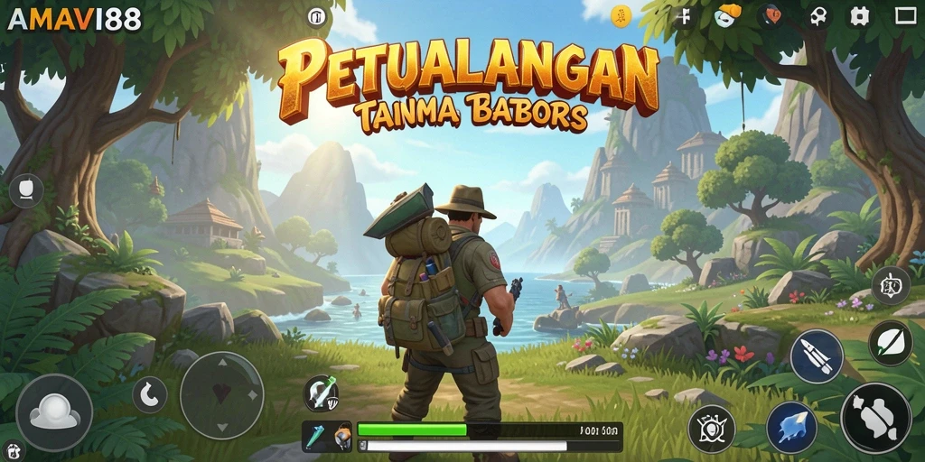 Screenshot AMAVI88 menampilkan gameplay yang menarik di dunia terbuka.