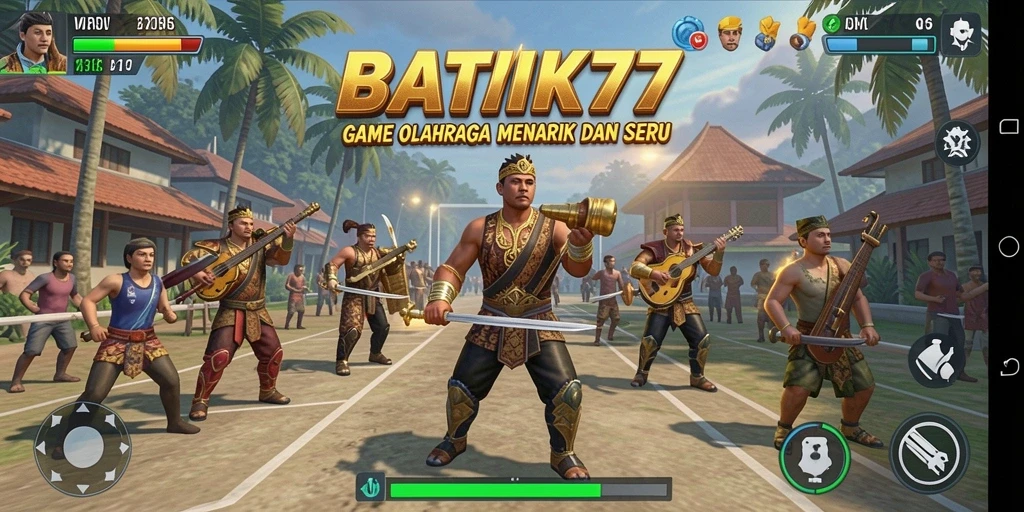 Tampilan gameplay menarik dari BATIK77 dengan berbagai mode olahraga.