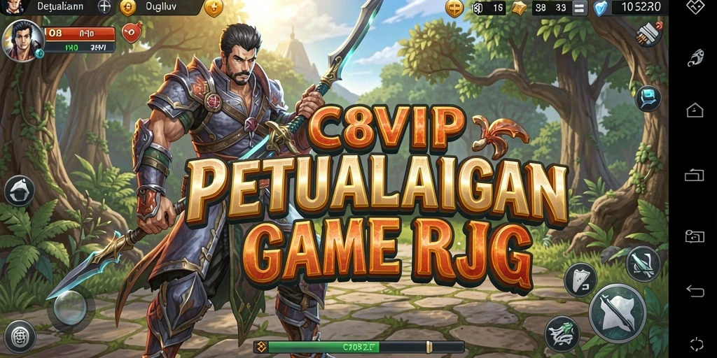 Screenshot gameplay C8VIP menunjukkan pertarungan aksi yang memukau.