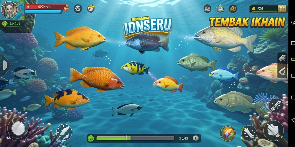 Tampilan screenshot gameplay IDNSERU yang menarik dan berwarna.
