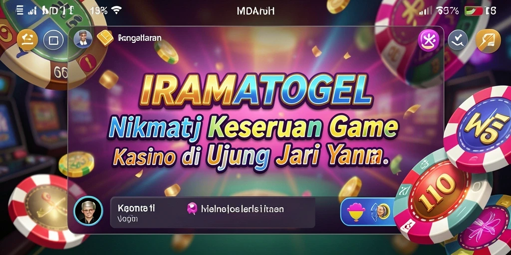 Visual gameplay menarik dari IRAMATOGEL dengan grafis yang memukau.