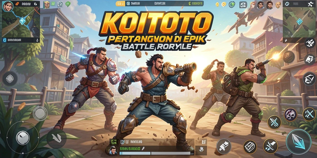 Gameplay seru dan menegangkan di arena Battle Royale KOITOTO.