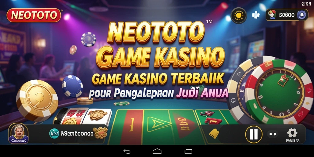 Screenshot NEOTOTO menunjukkan pengalaman permainan Kasino yang seru.
