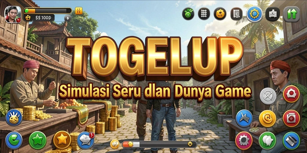 Screenshot utama TOGELUP menampilkan momen seru gameplay Simulation