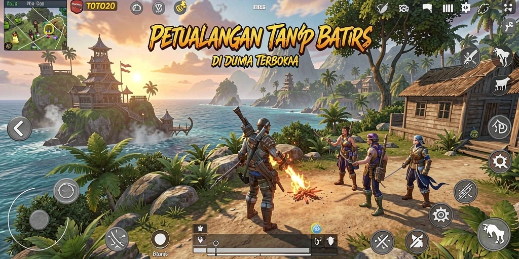 Tampilan gameplay TOTO20 yang menakjubkan dalam dunia terbuka.