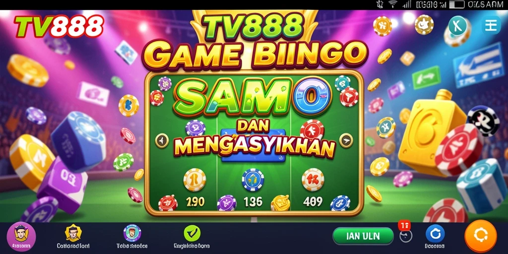 Menampilkan gameplay menarik dari permainan Bingo TV888.