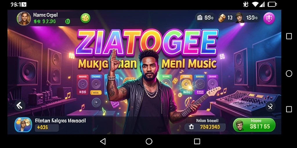 Tampilan gameplay ZIATOGEL yang seru dan interaktif.